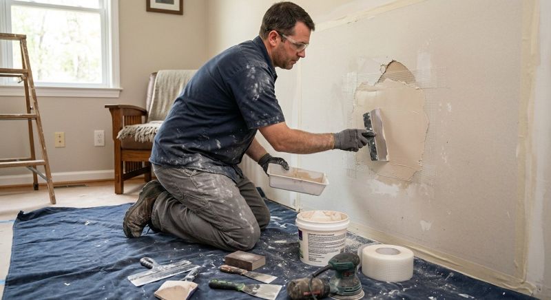Drywall Repair Services A Handyman Can Complete In One Visit